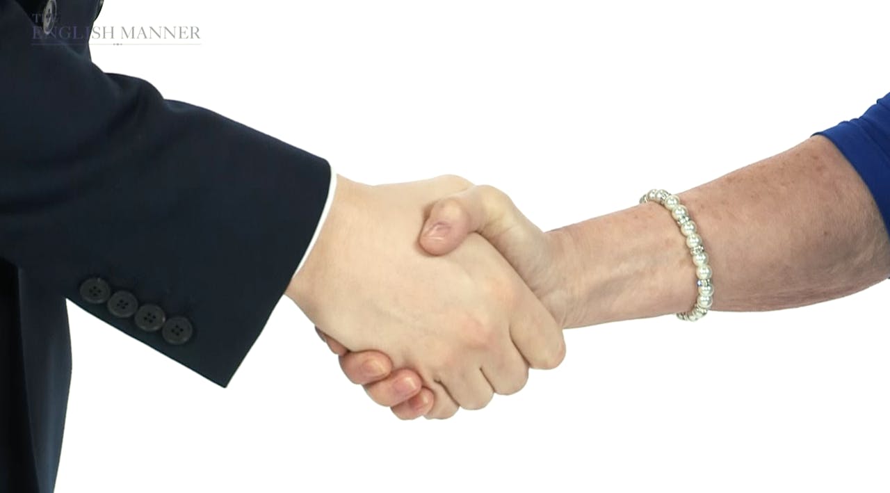 The perfect handshake and introducing yourself