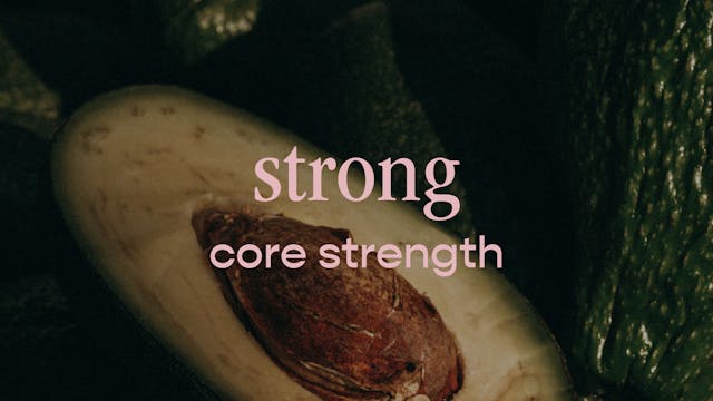 strong - core strength