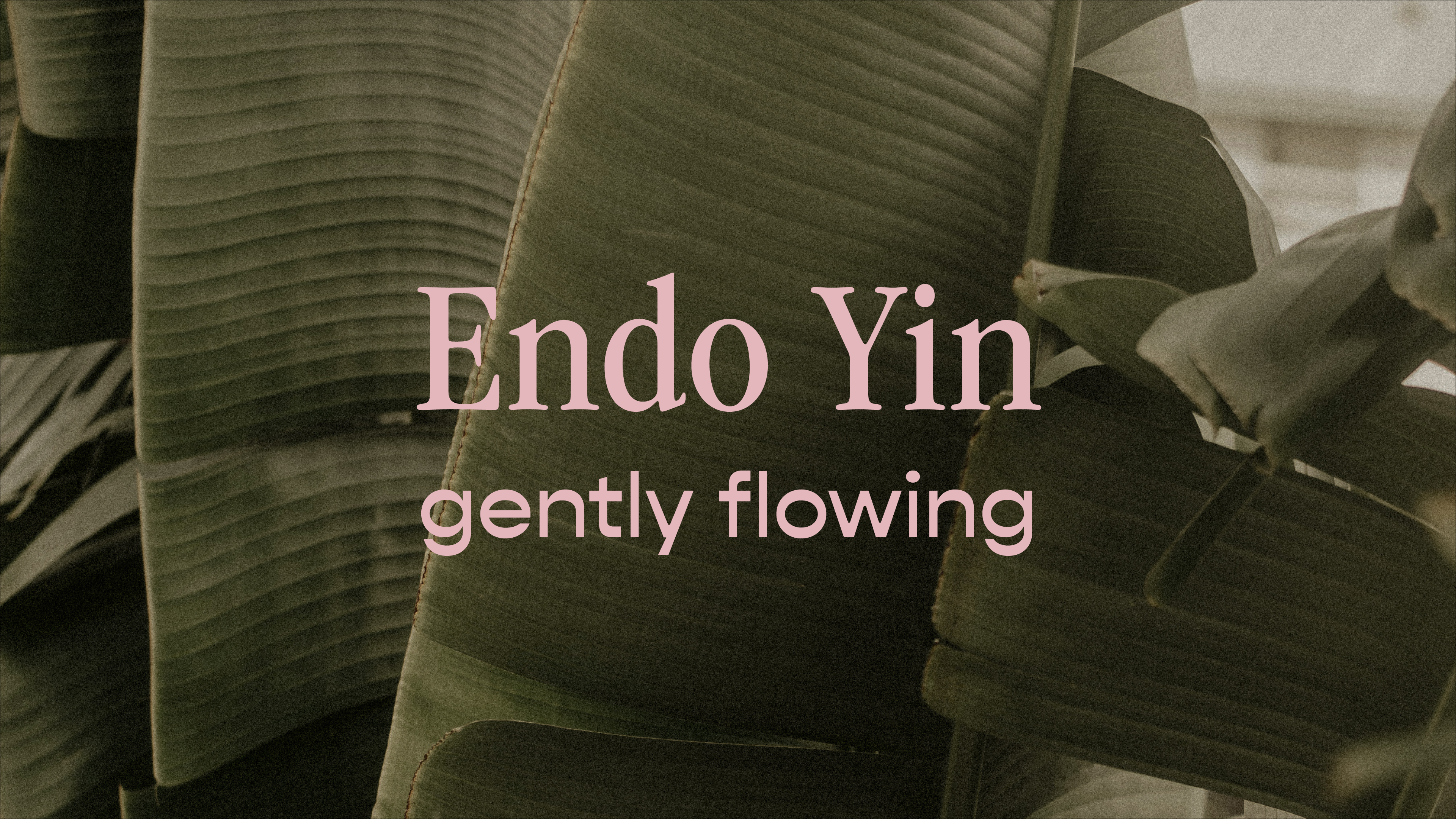Endo Yin - gently flowing