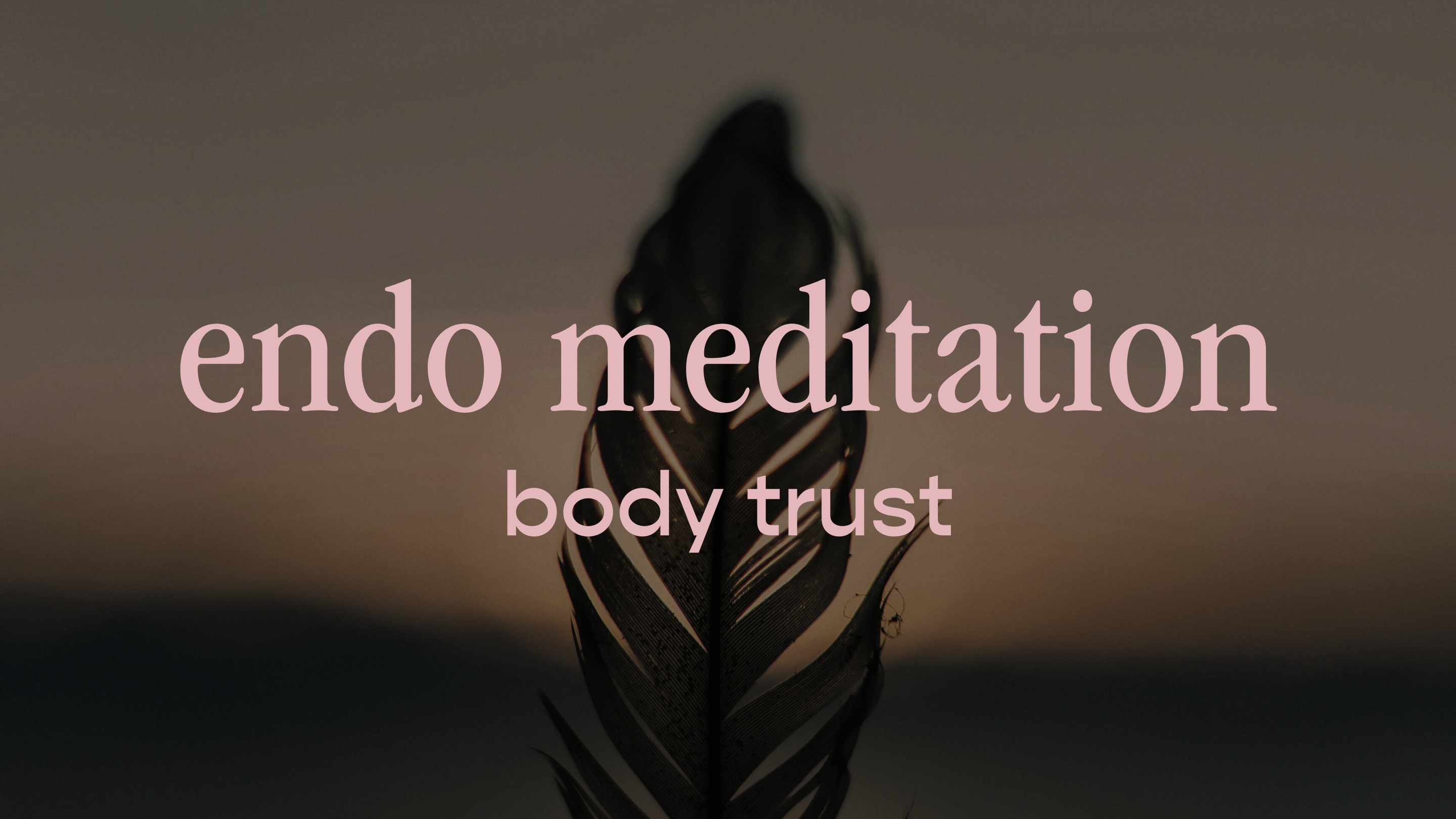 endo meditation - body trust