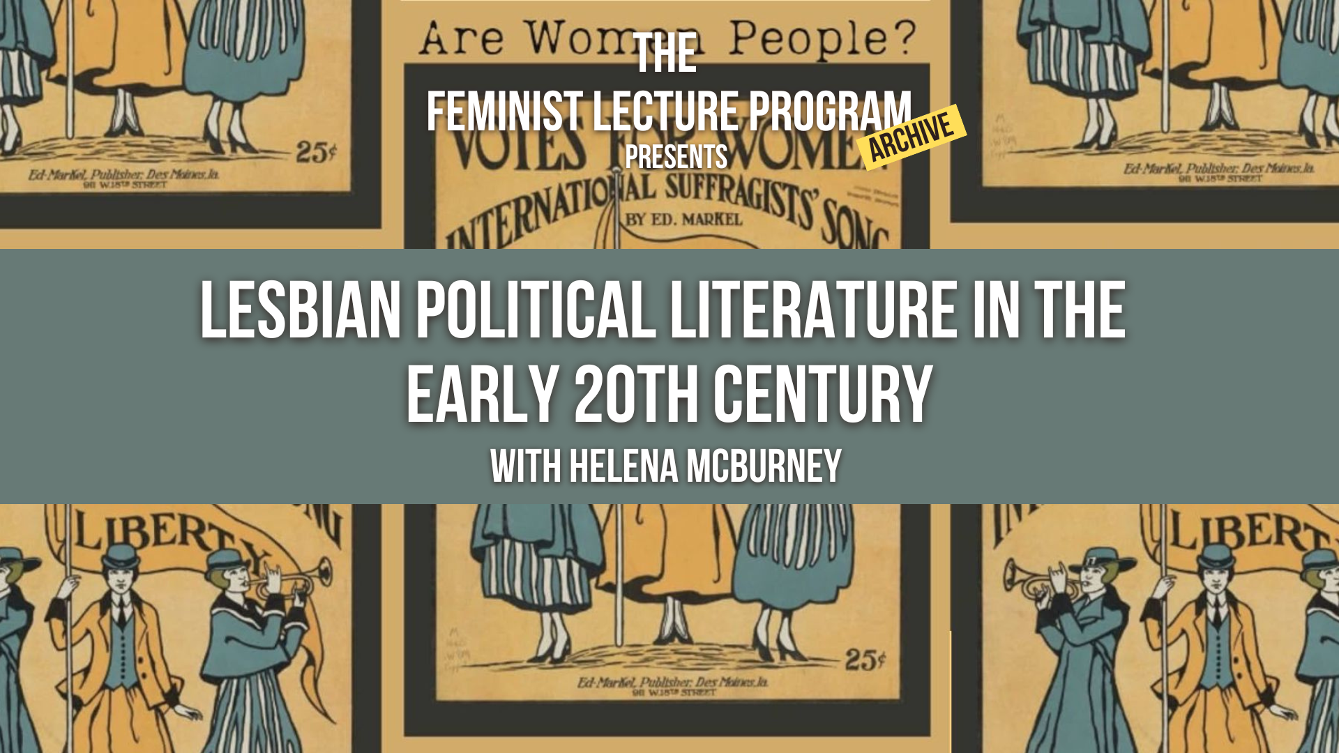 Lesbian Political Literature in the Early 20th Century - READING LIST