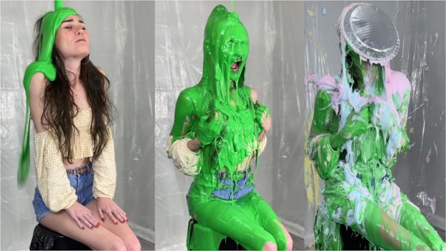 Marsha Is Gunged and Pied in Her Summer Outfit