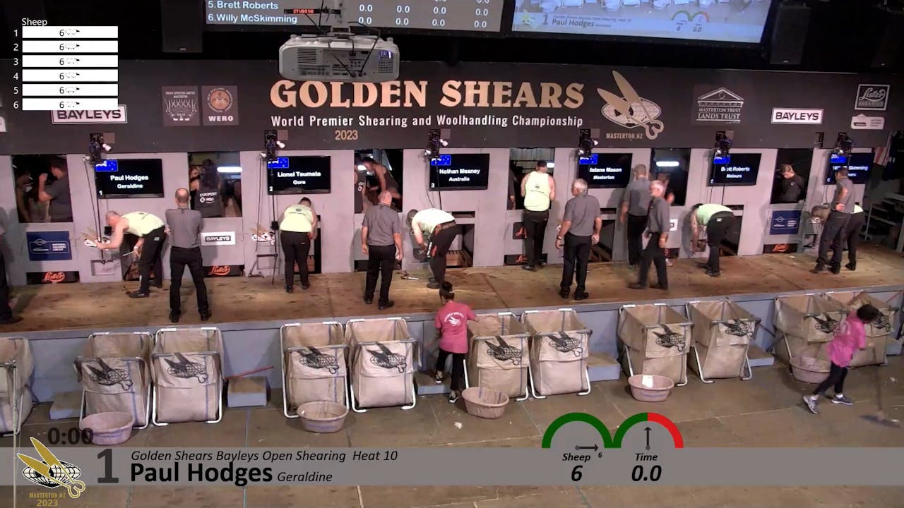 Golden Shears Bayleys Open Shearing Heat 10 Golden Shears Live