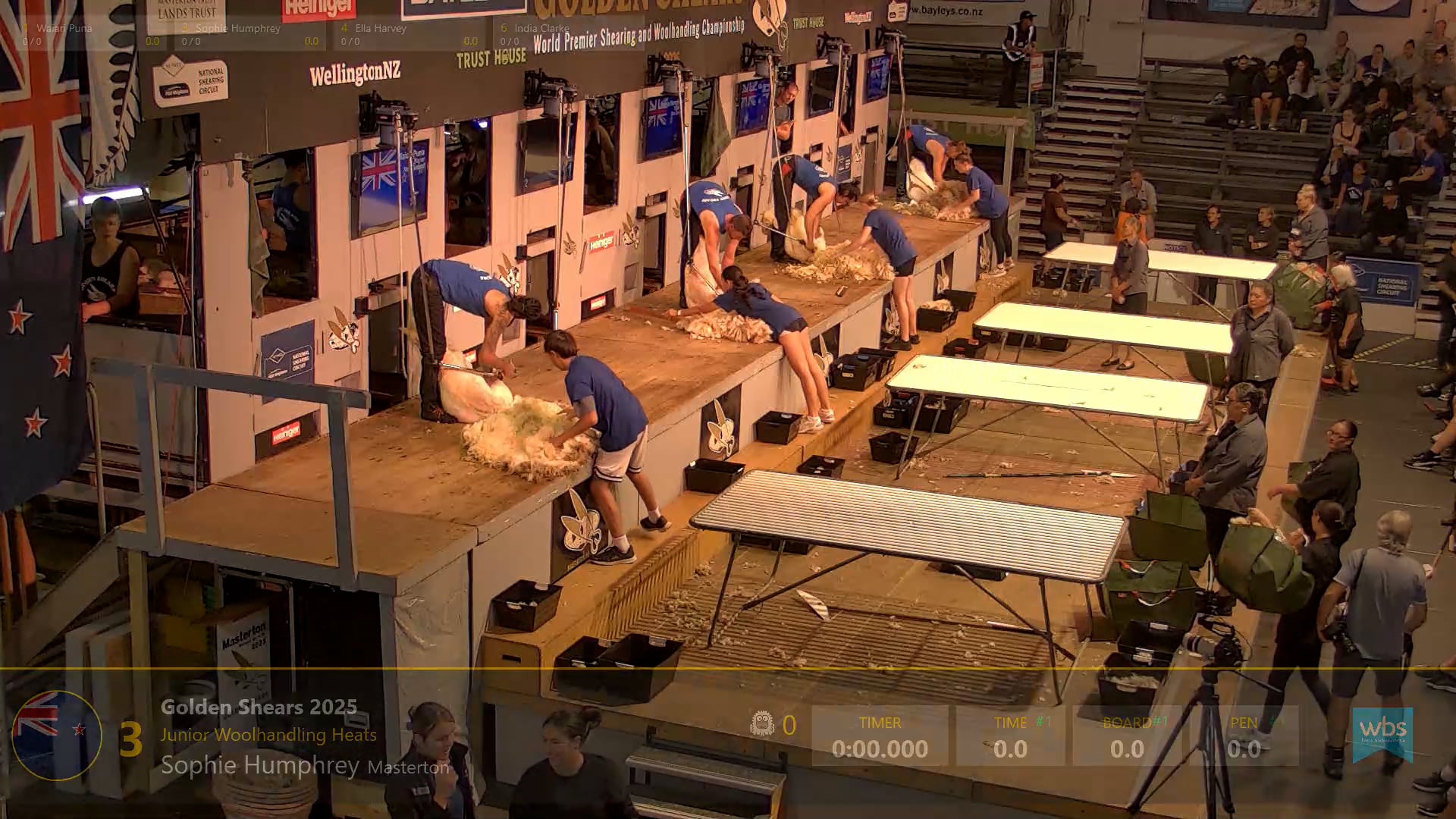 Junior Woolhandling Heats - Round 5