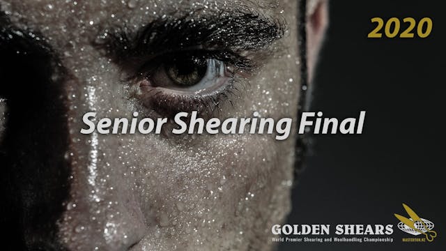 Senior Shearing Final - 2020 Golden S...