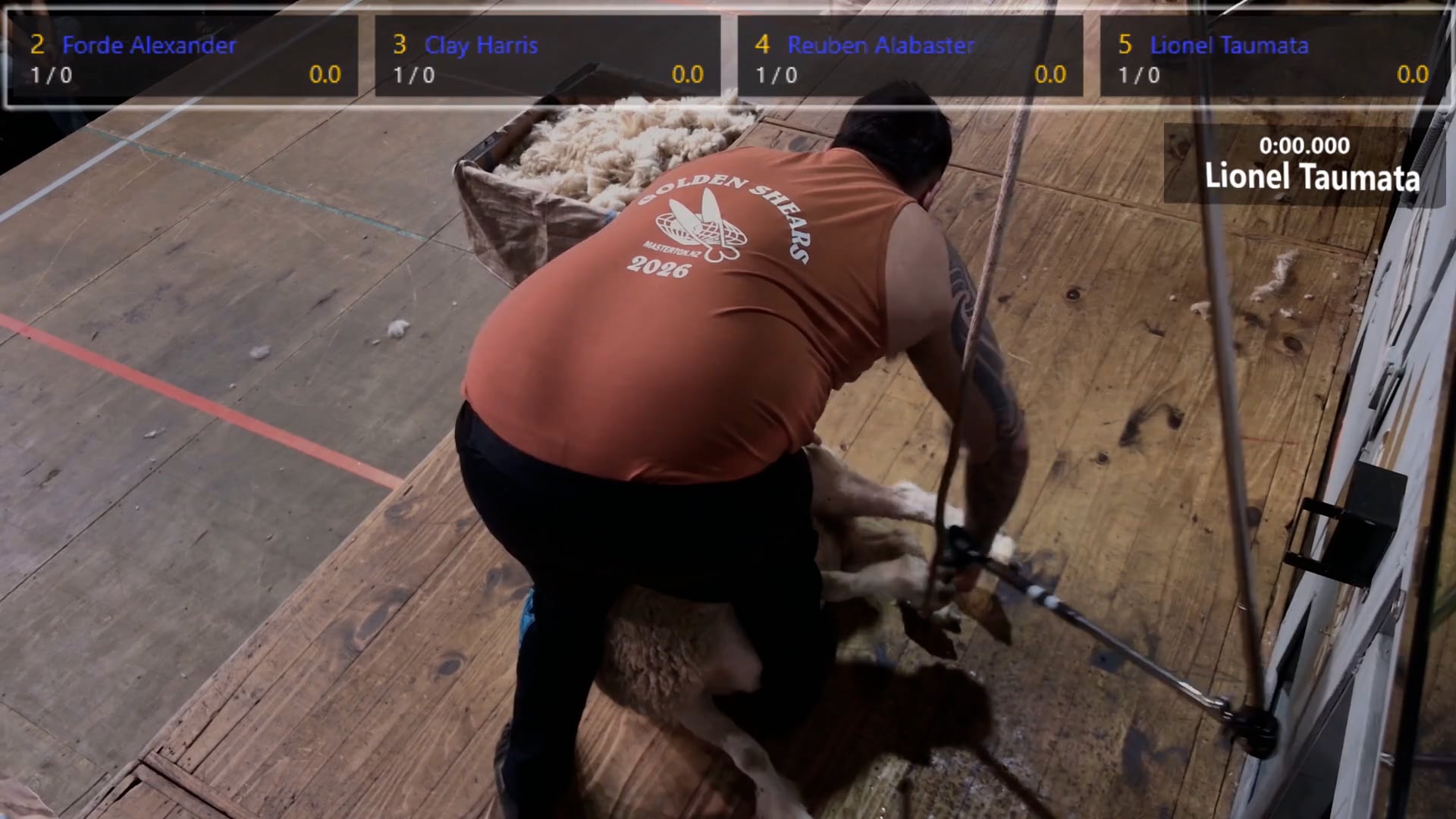 Open Speed Shearing Heats (2026) - Round 11