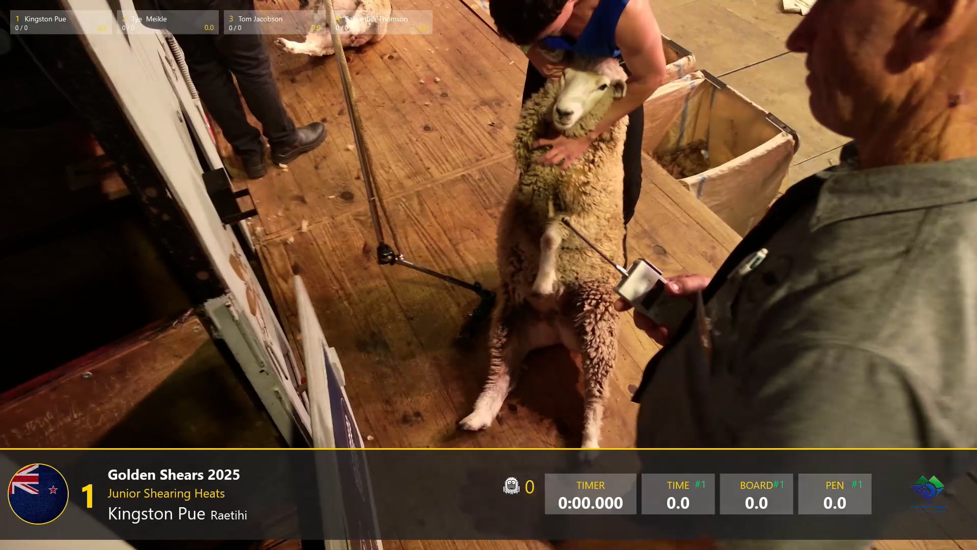 Junior Shearing Heats - Round 12