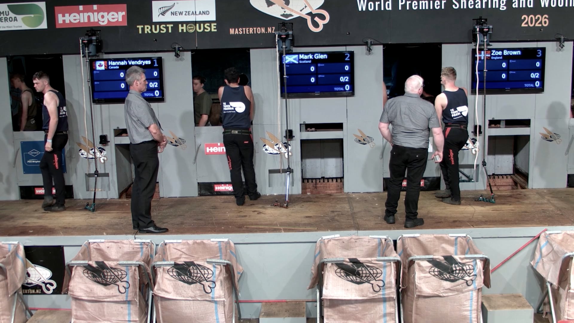 Junior Shearing Heats (2026) - Round 5