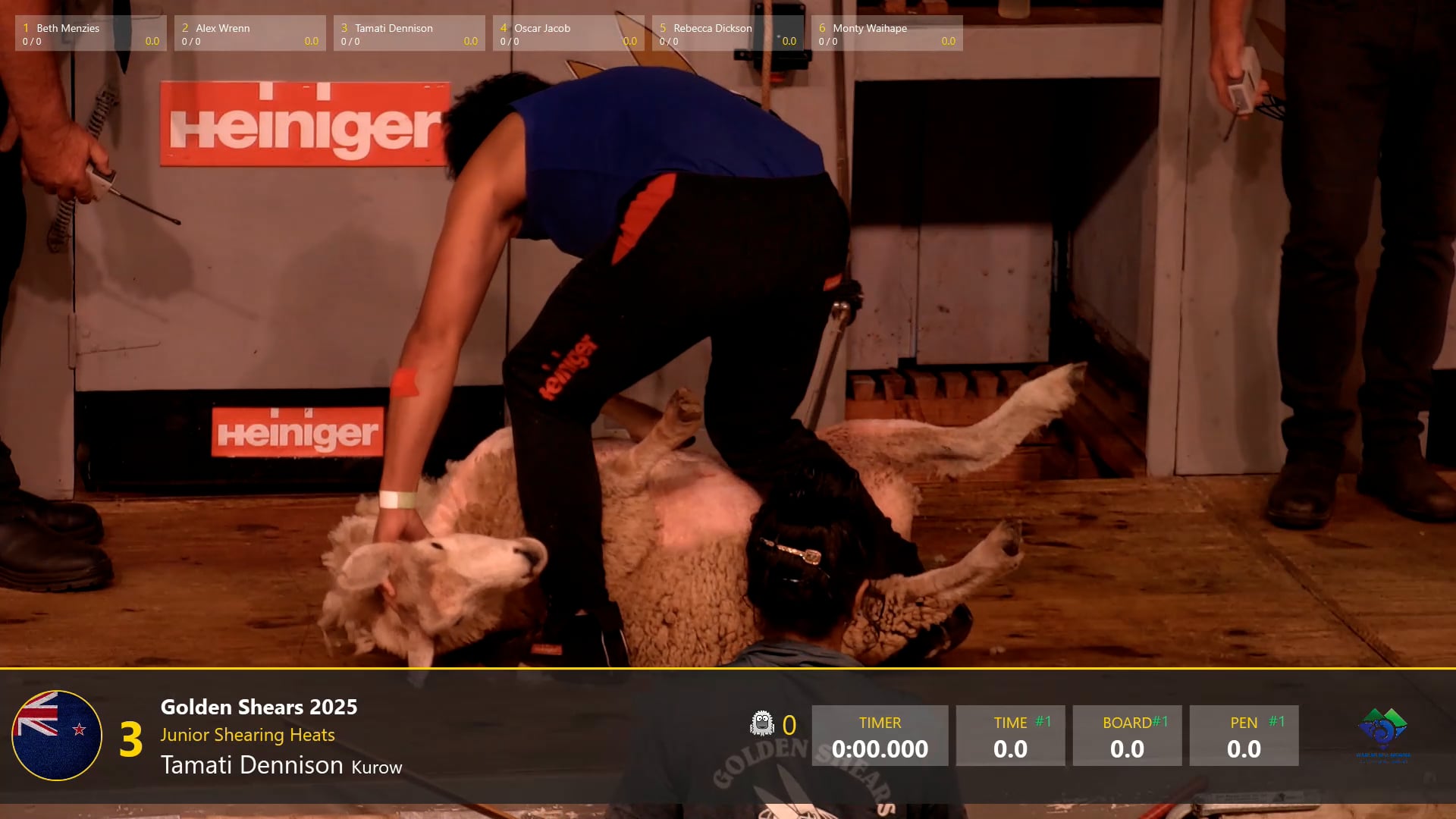 Junior Shearing Heats - Round 3