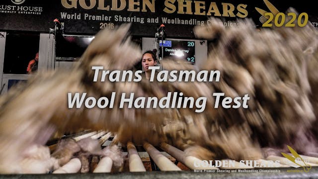 Trans-Tasman Woolhandling Test - 2020...