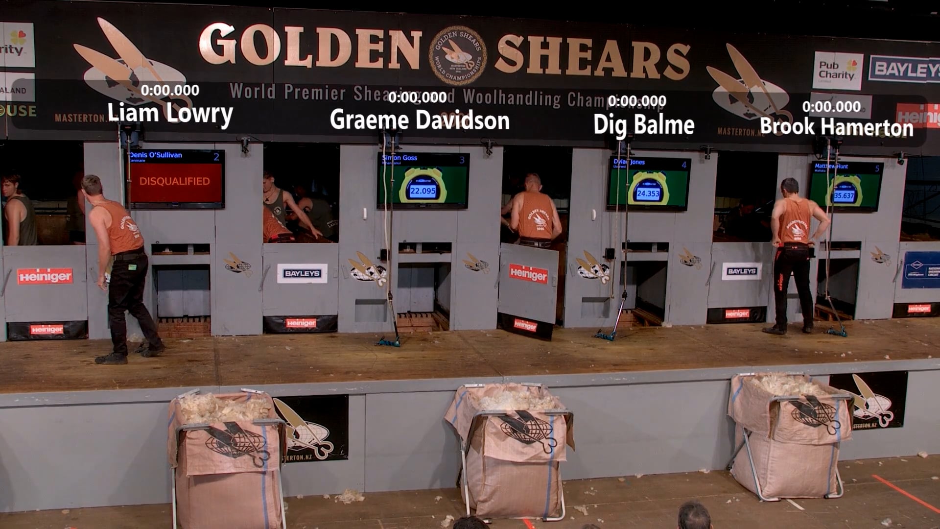 Open Speed Shearing Heats (2026) - Round 9