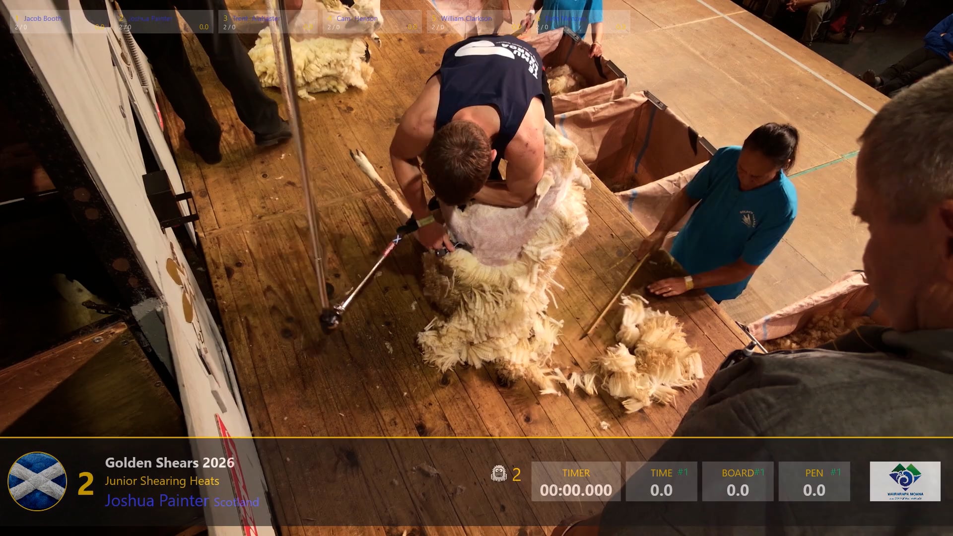 Junior Shearing Heats (2026) - Round 10