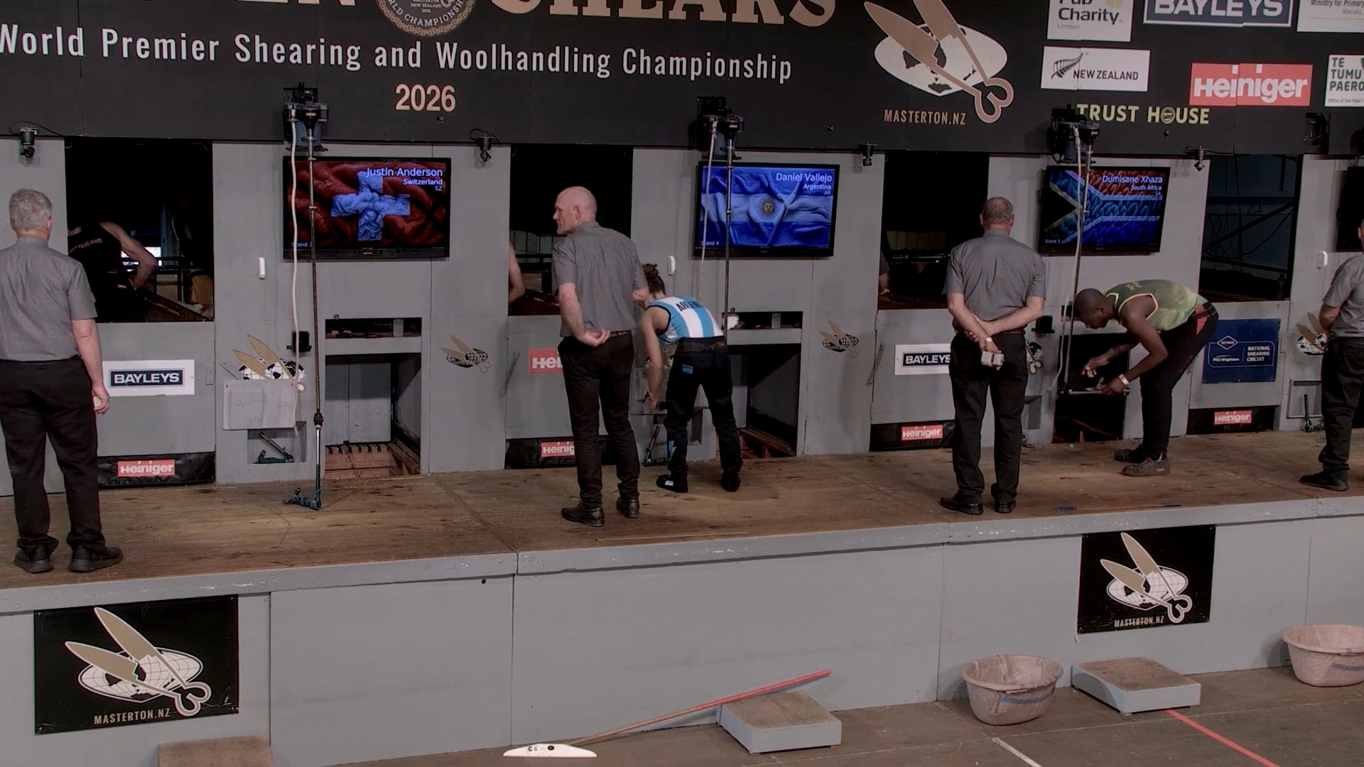 World Shearing Round 1 Heats (2026) - Round 6