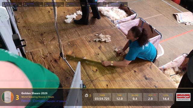 World Shearing Round 2 Heats (2026) -...