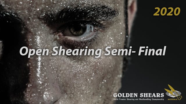 Open Shearing Semi-final - 2020 Golde...