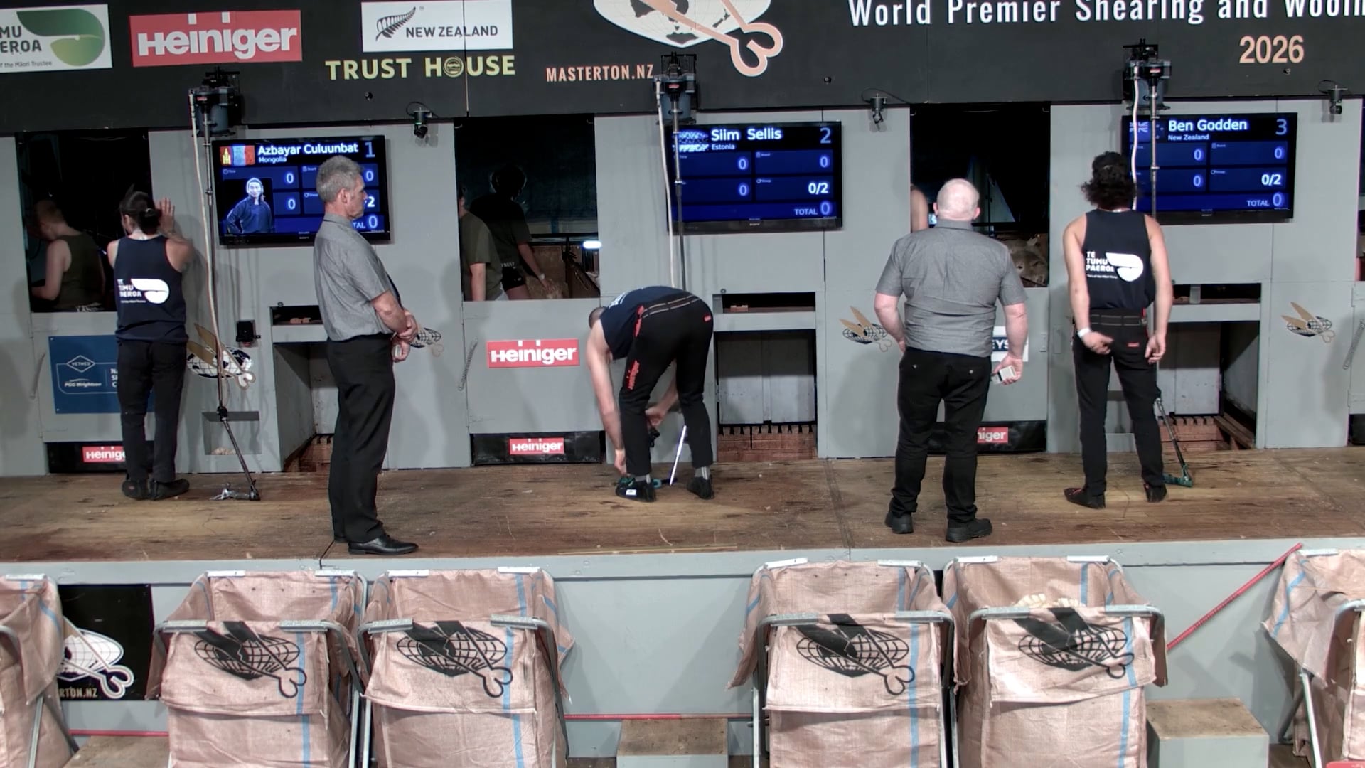 Junior Shearing Heats (2026) - Round 4