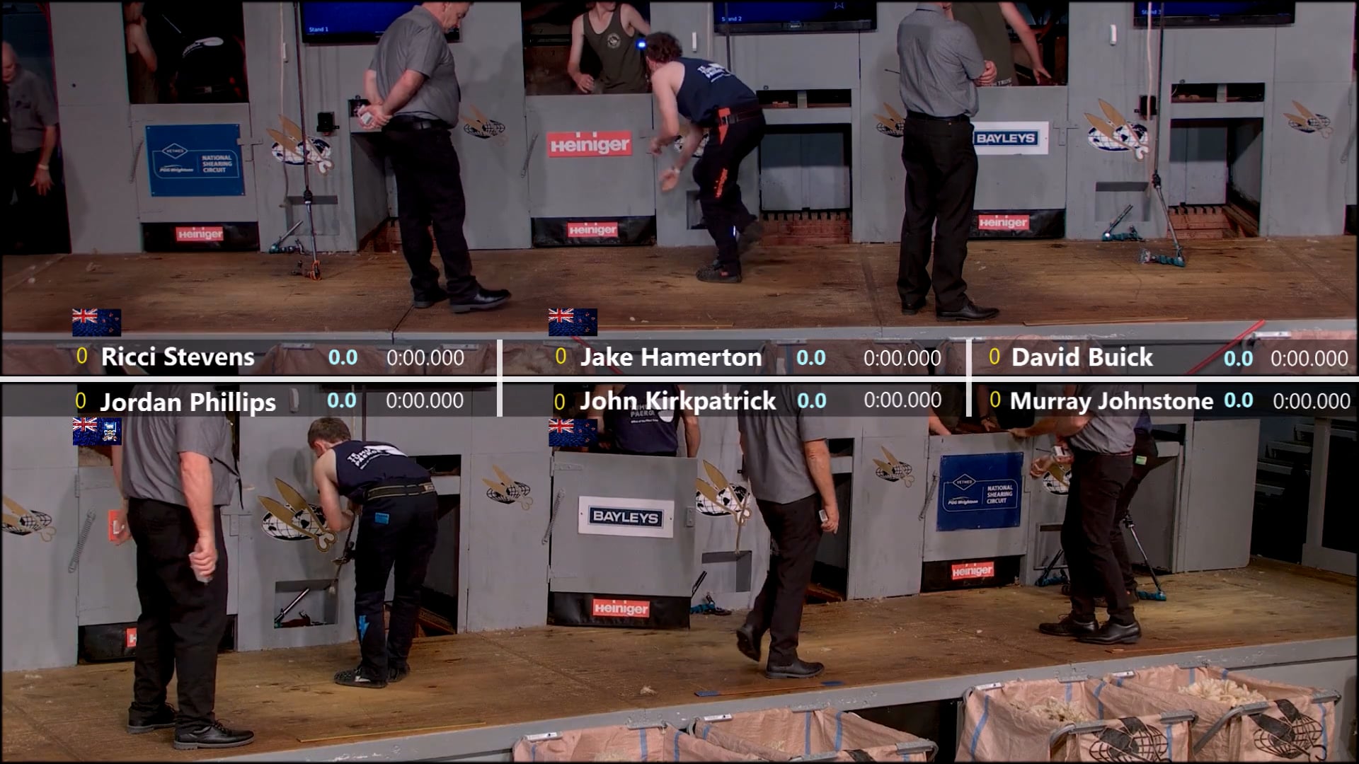 Open Shearing Heats (2026) - Round 16