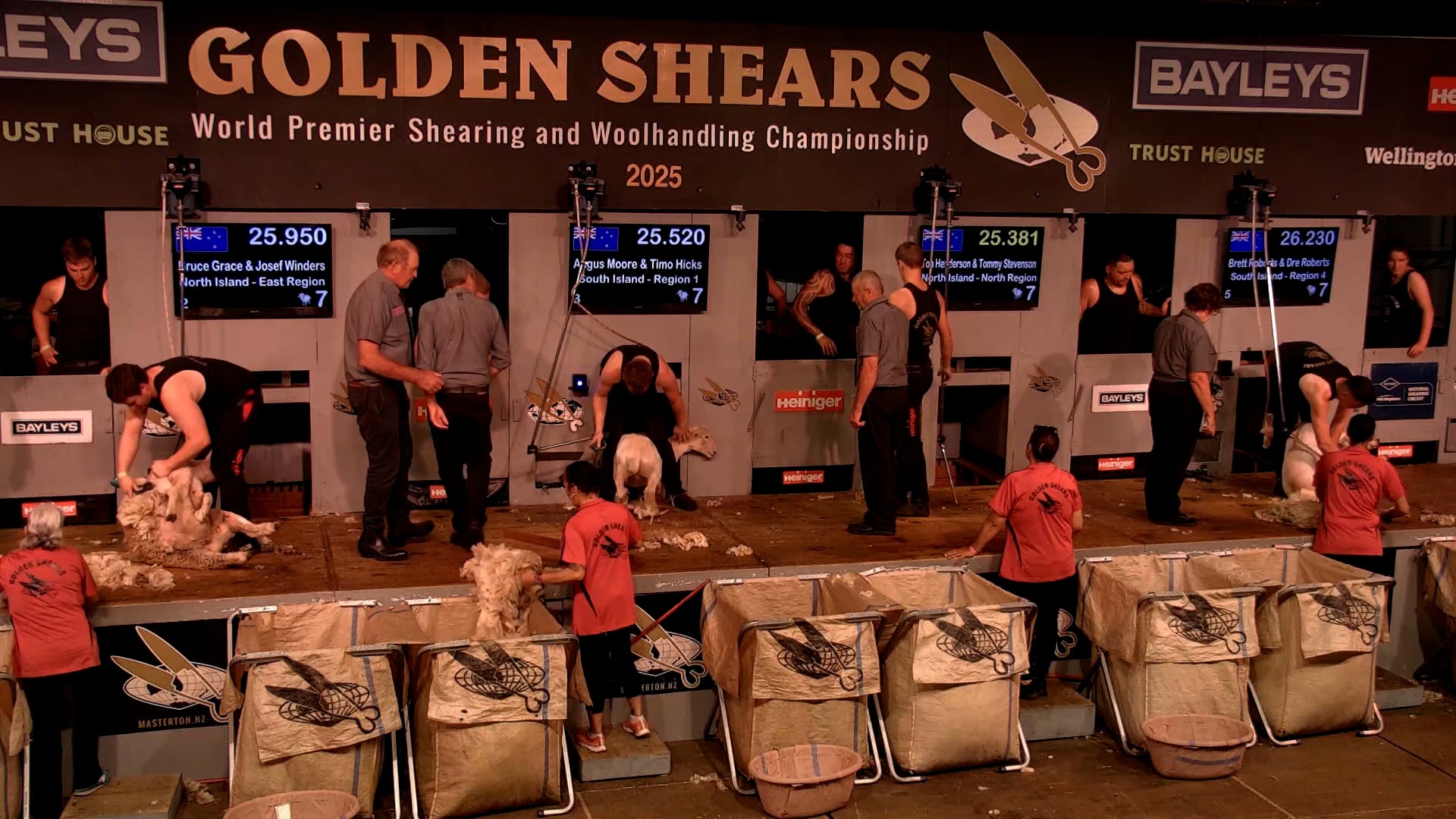 Regional Team Challenge Shearing Pairs - Round 2