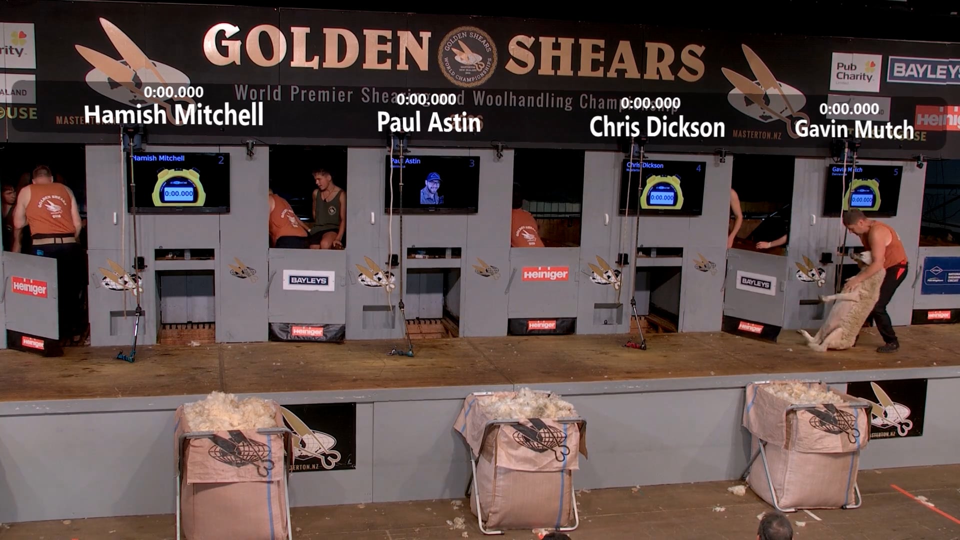 Open Speed Shearing Quarter Finals (2026) - Round 2