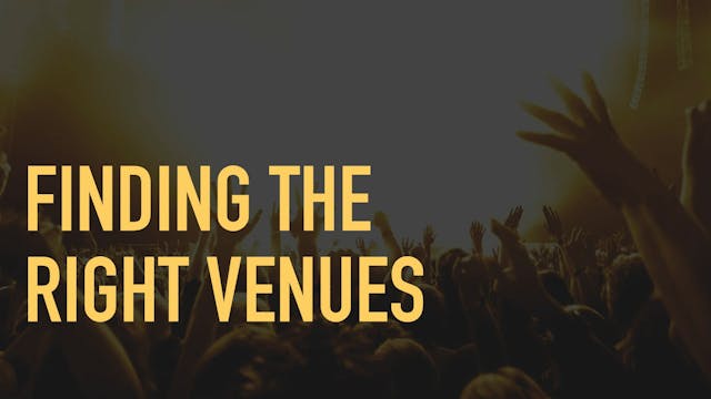 5.4. Finding The Right Venues