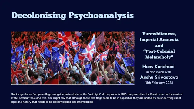 Eurowhiteness, Imperial Amnesia and "Post-Colonial Melancholy"