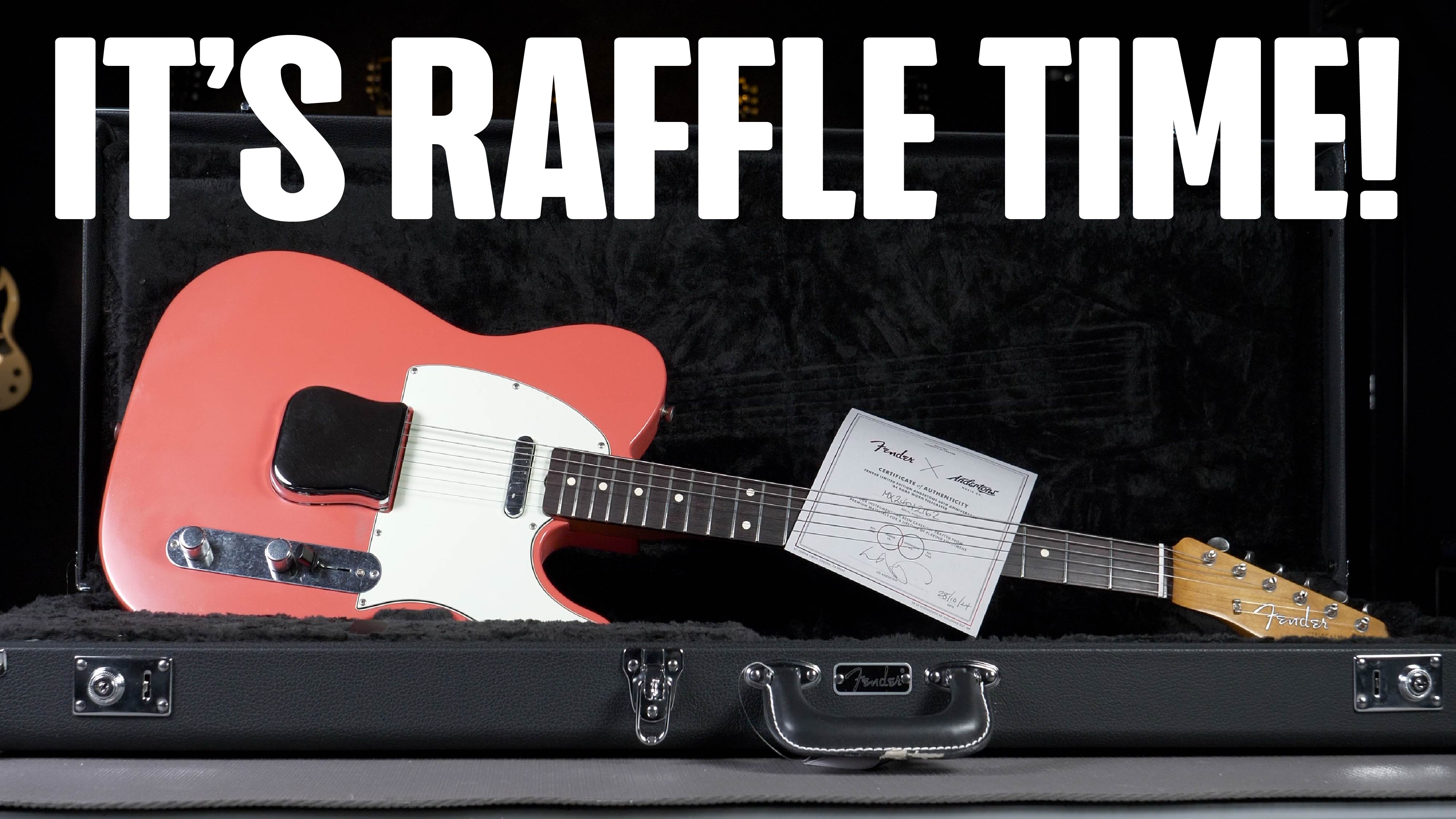 New Raffle Now Live  🎸 Win My Andertons 60th Anniversary '64 Telecaster! 