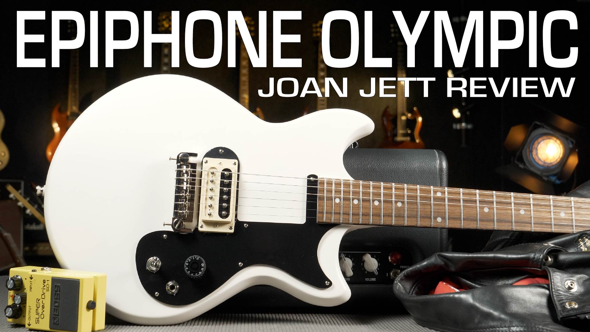 Epiphone Olympic Special Joan Jett - Signature Guitar Review - Rock n Roll!