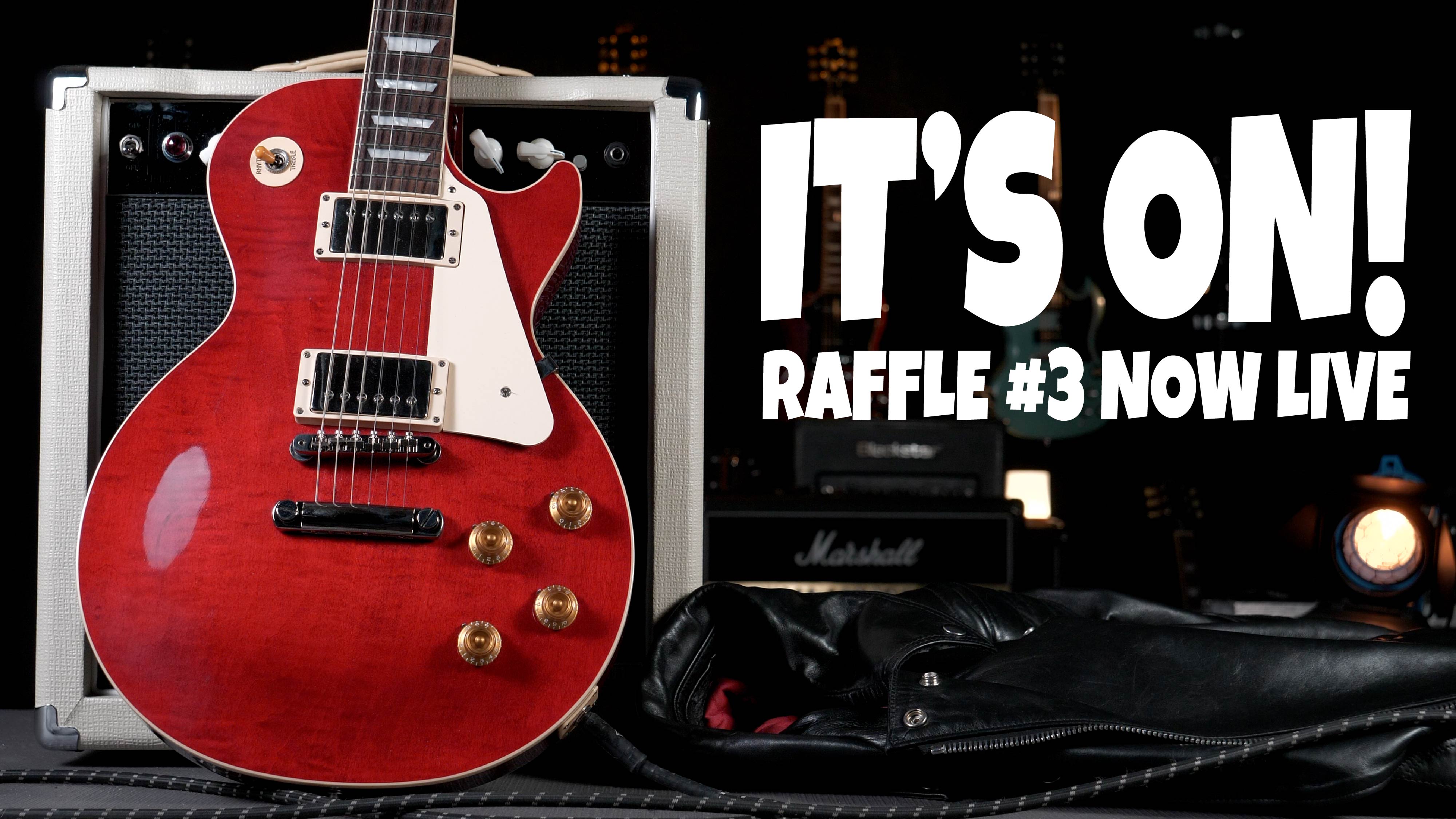 Fancy A Punt? 🎸The Les Paul Standard Raffle Now Live! 