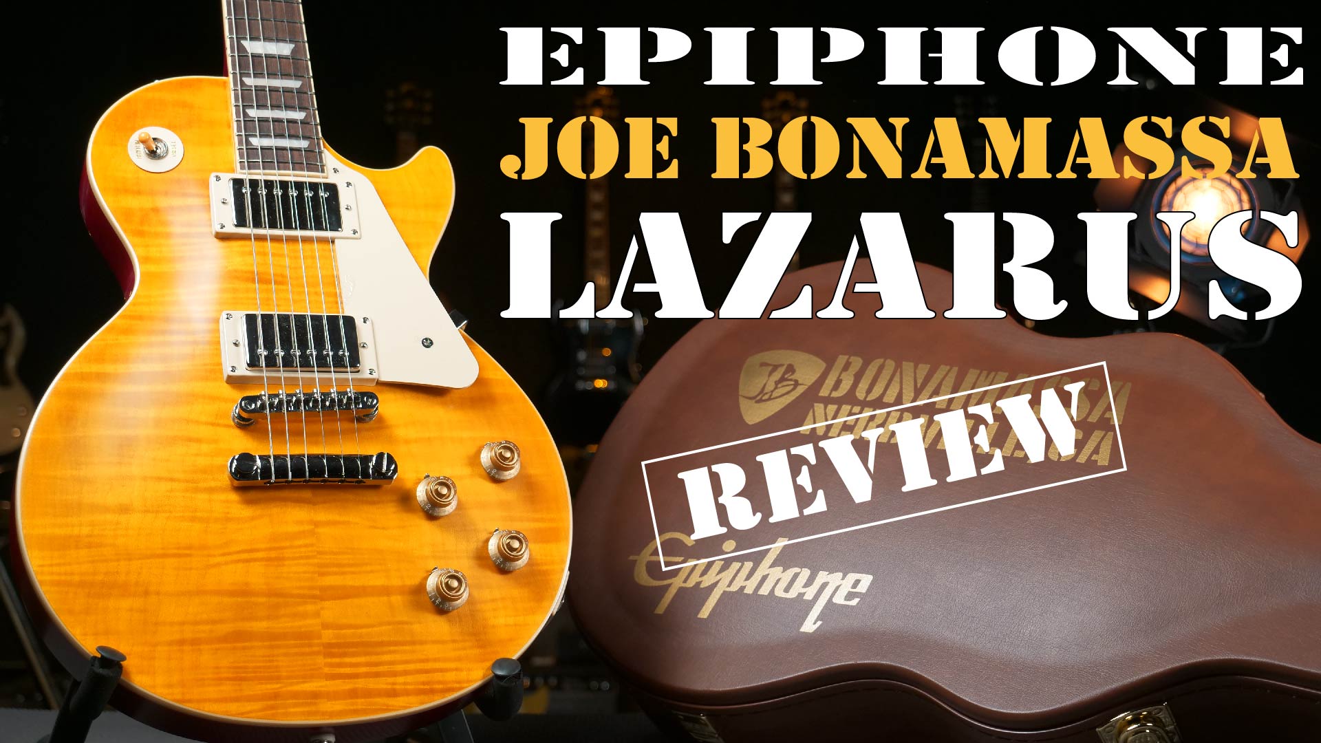 Epiphone Joe Bonamassa Lazarus - Guitar Review - 1959 Les Paul