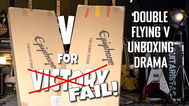 Epiphone Flying V's - Double Unboxing...