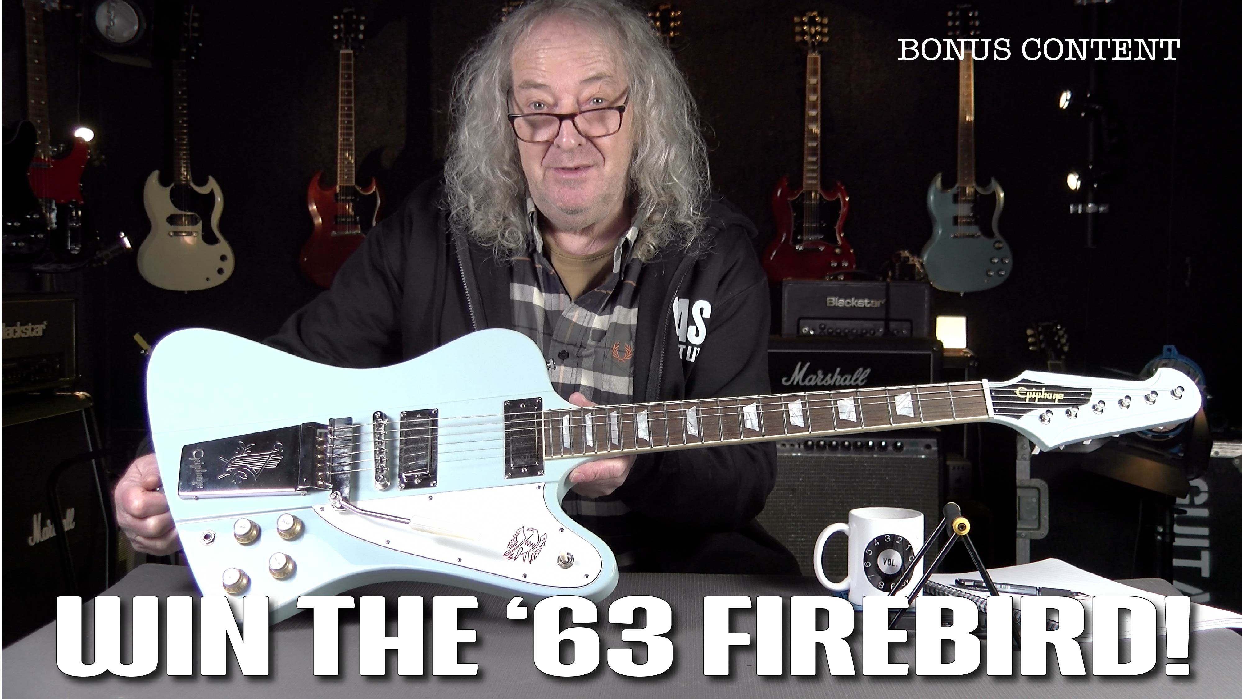 Win The Epiphone '63 Firebird! 🎸 Raffle Competition Now Live!