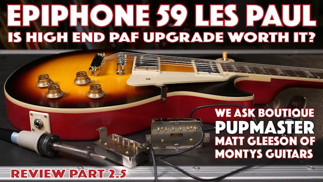 Epiphone 1959 Les Paul - Is Pickup Up...