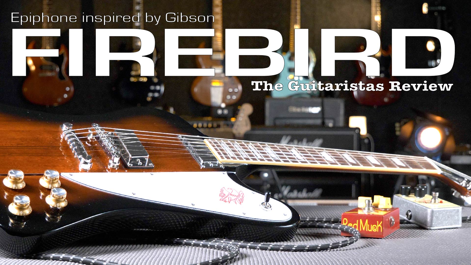 Epiphone Firebird Vintage Sunburst - Authentic and Affordable Gibson Classic!