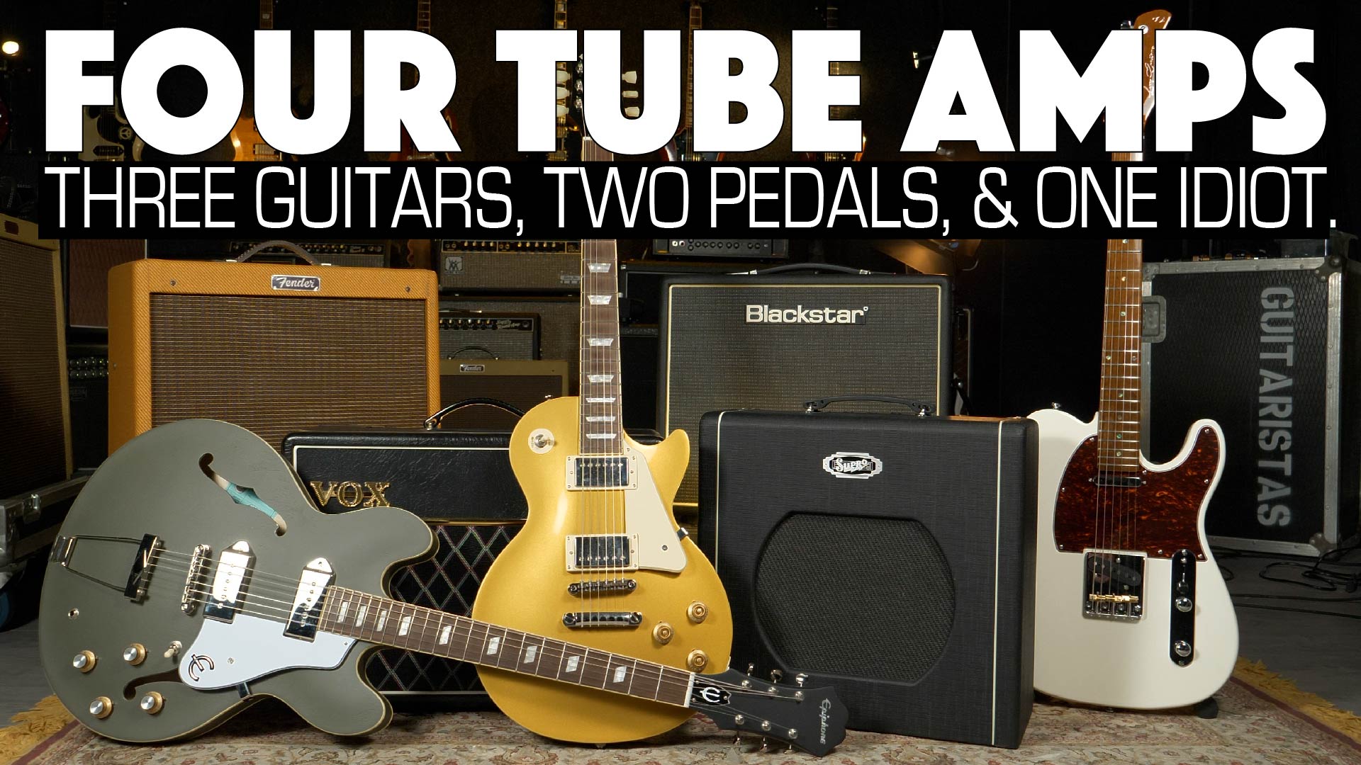 Valve Amp Comparison  - Blackstar Studio - Vox AC10 - Blues King 12 - Blues Jr