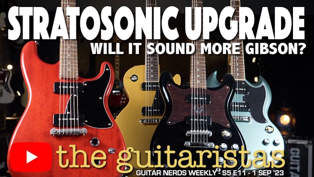 Squier Stratosonic Upgrade Episode 🎸C...