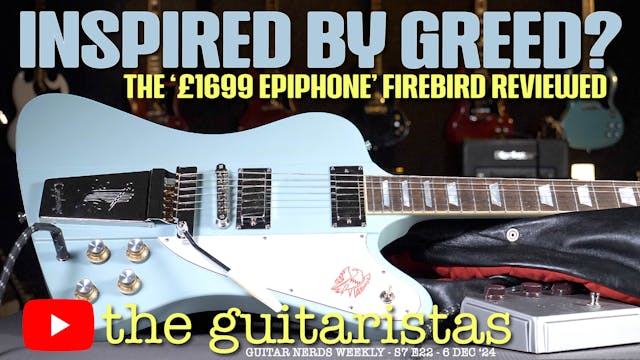 The Epiphone 63 Firebird Review 🎸 Ins...