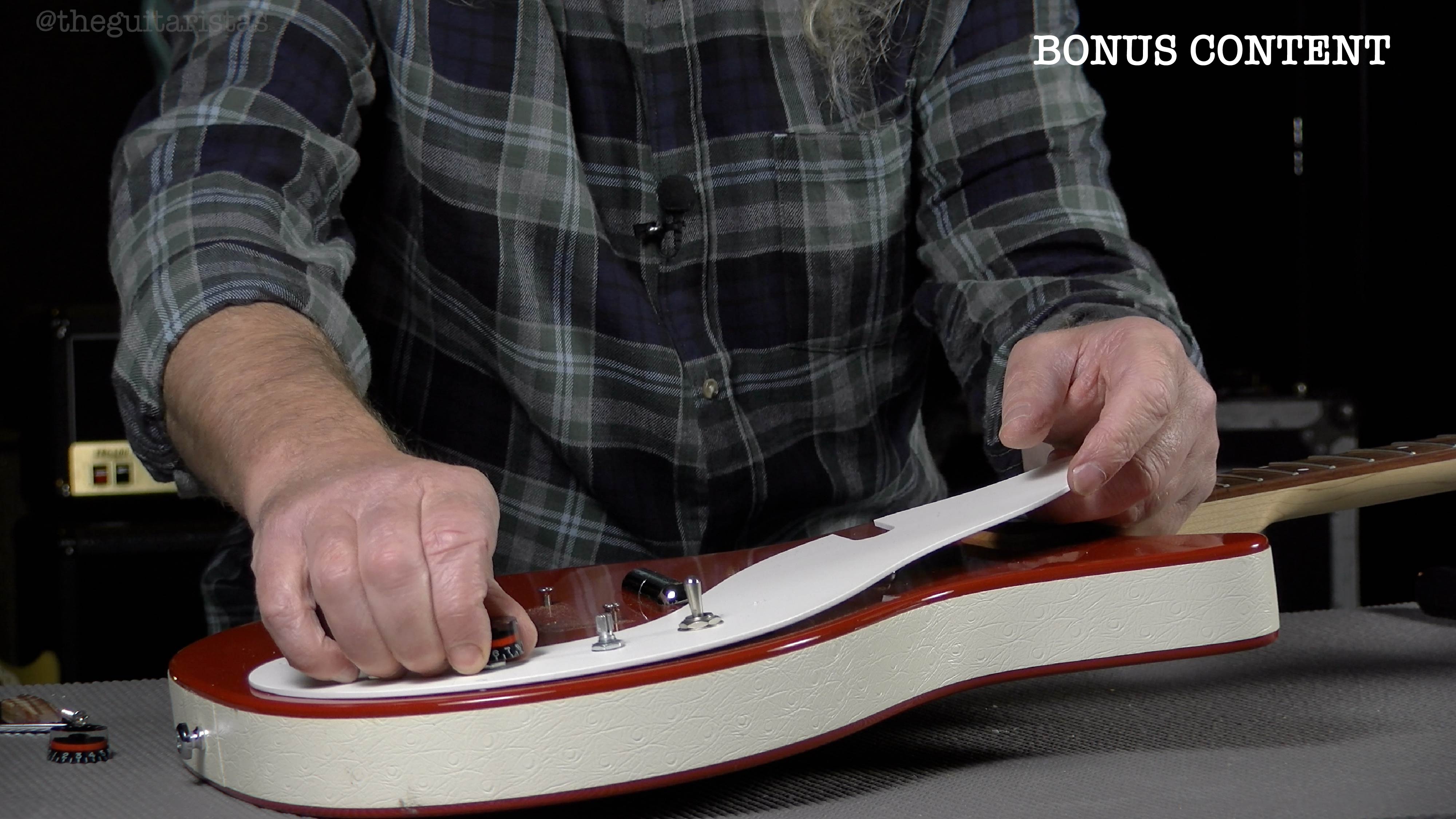 Removing A Danelectro Scratchplate