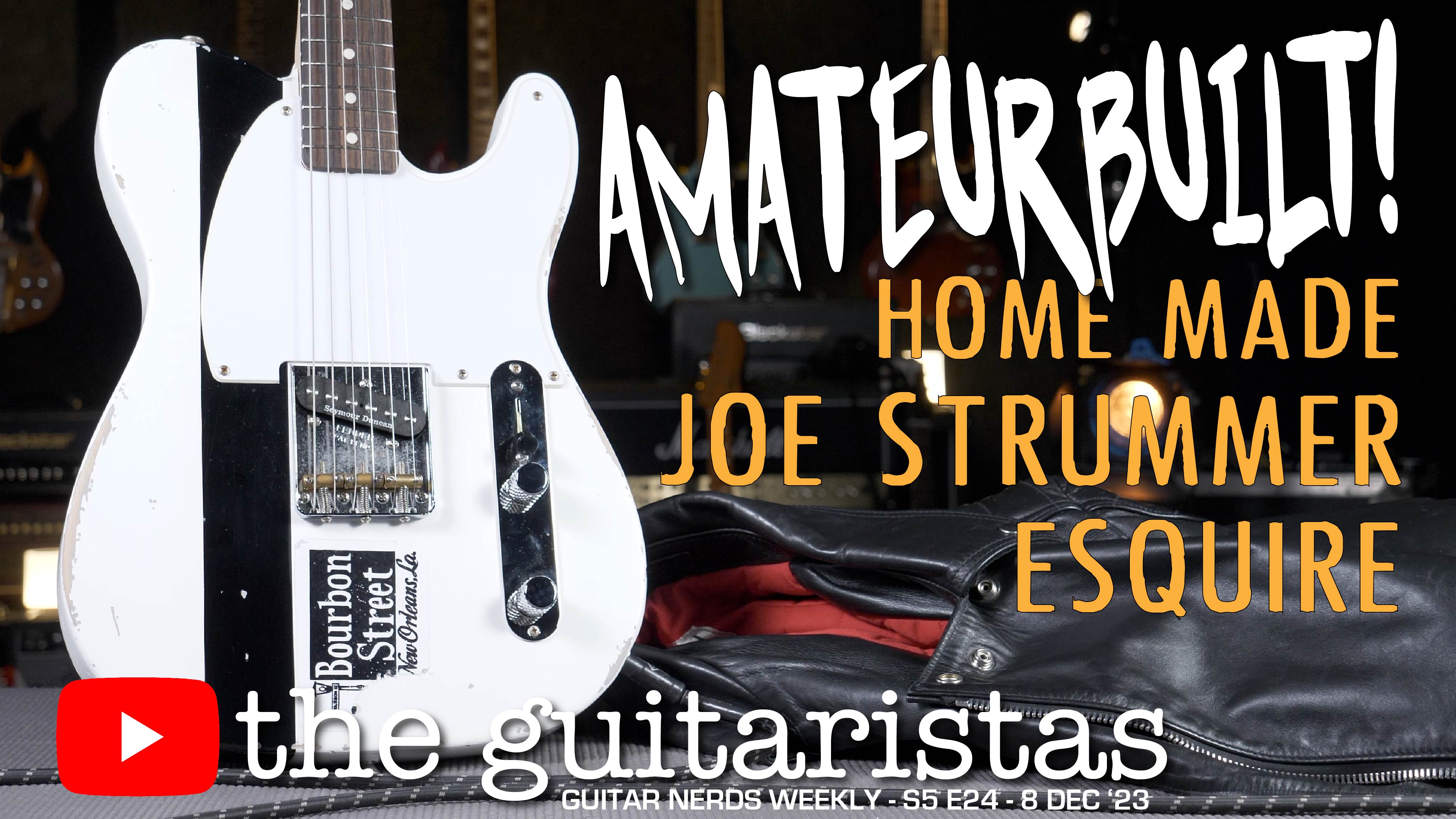 Our DIY Custom Shop ‘AmateurBuilt’ Joe Strummer Fender Esquire! 🎸🔥 