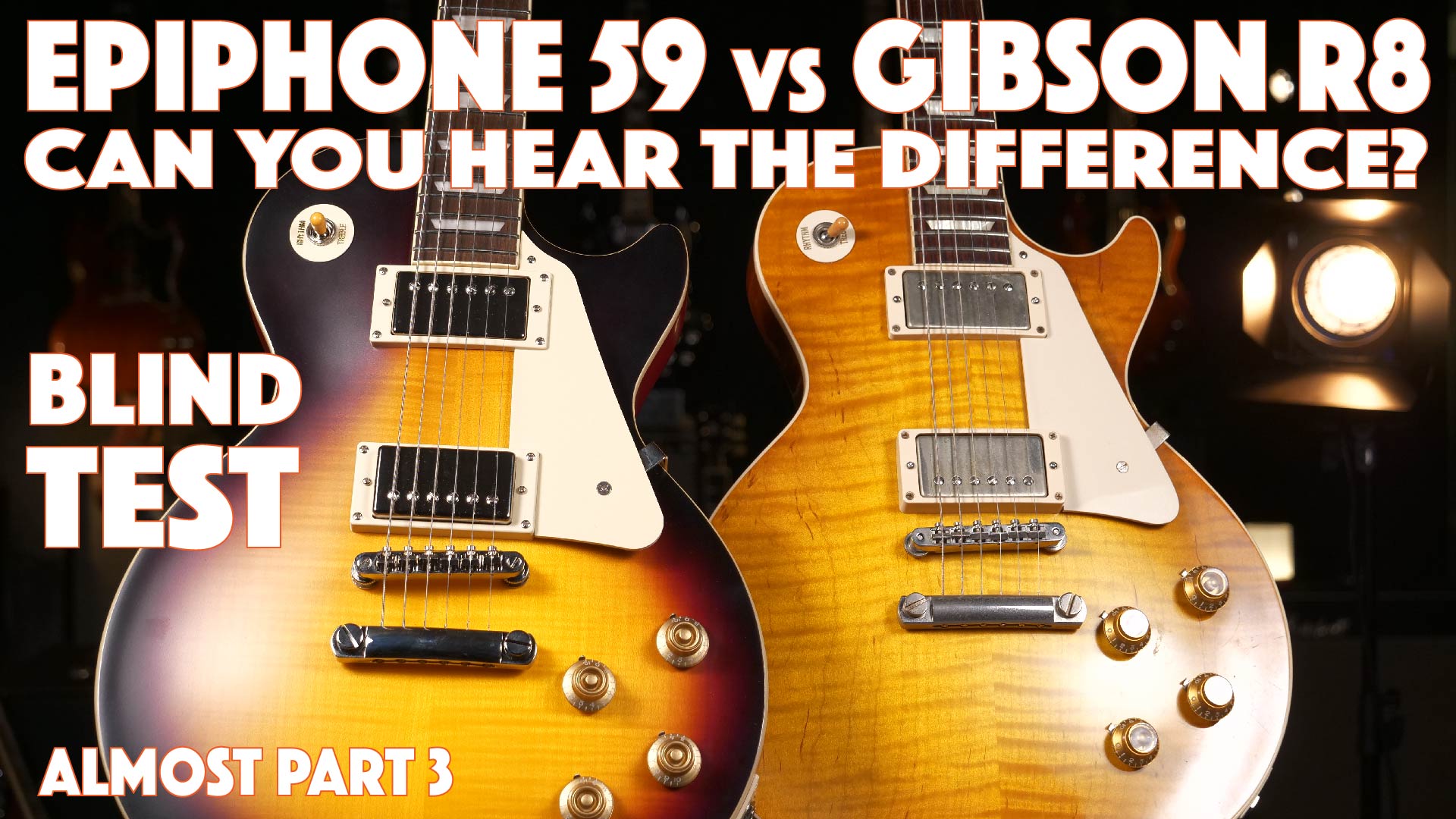 Epiphone 1959 Les Paul vs Gibson Custom Shop R8 - Can You Hear the Difference?