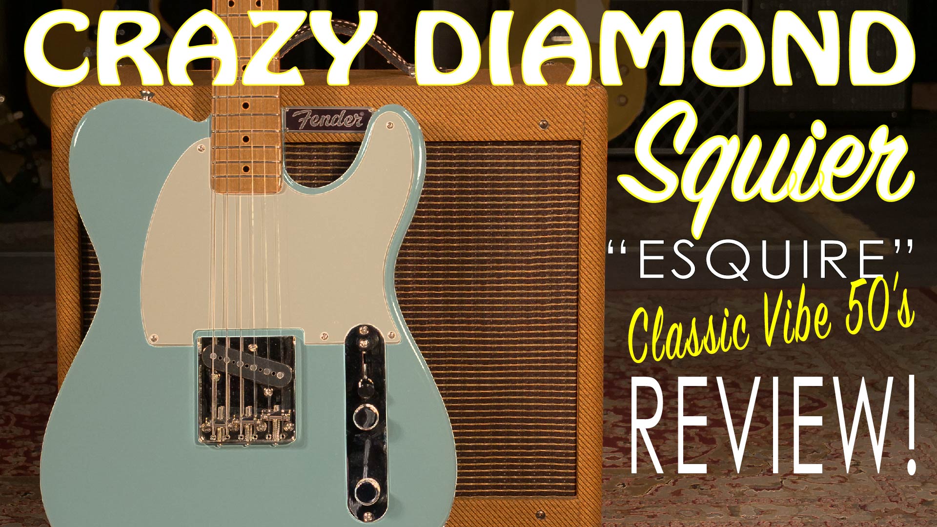 Squier Classic Vibe 50's Esquire - The First Electric Guitar Designed by Fender