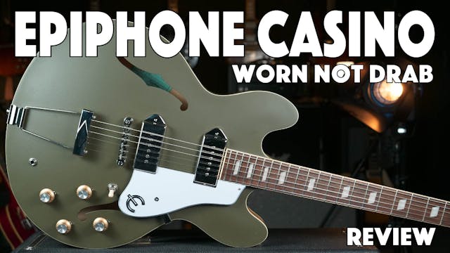 Epiphone Casino in Worn Olive Drab - ...