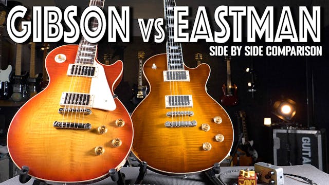 Eastman SB59 vs Gibson Les Paul Std -...