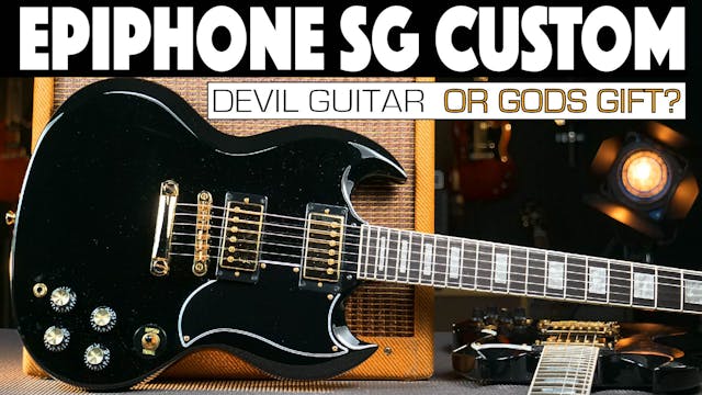 Epiphone SG Custom Ebony & Gibson SG ...