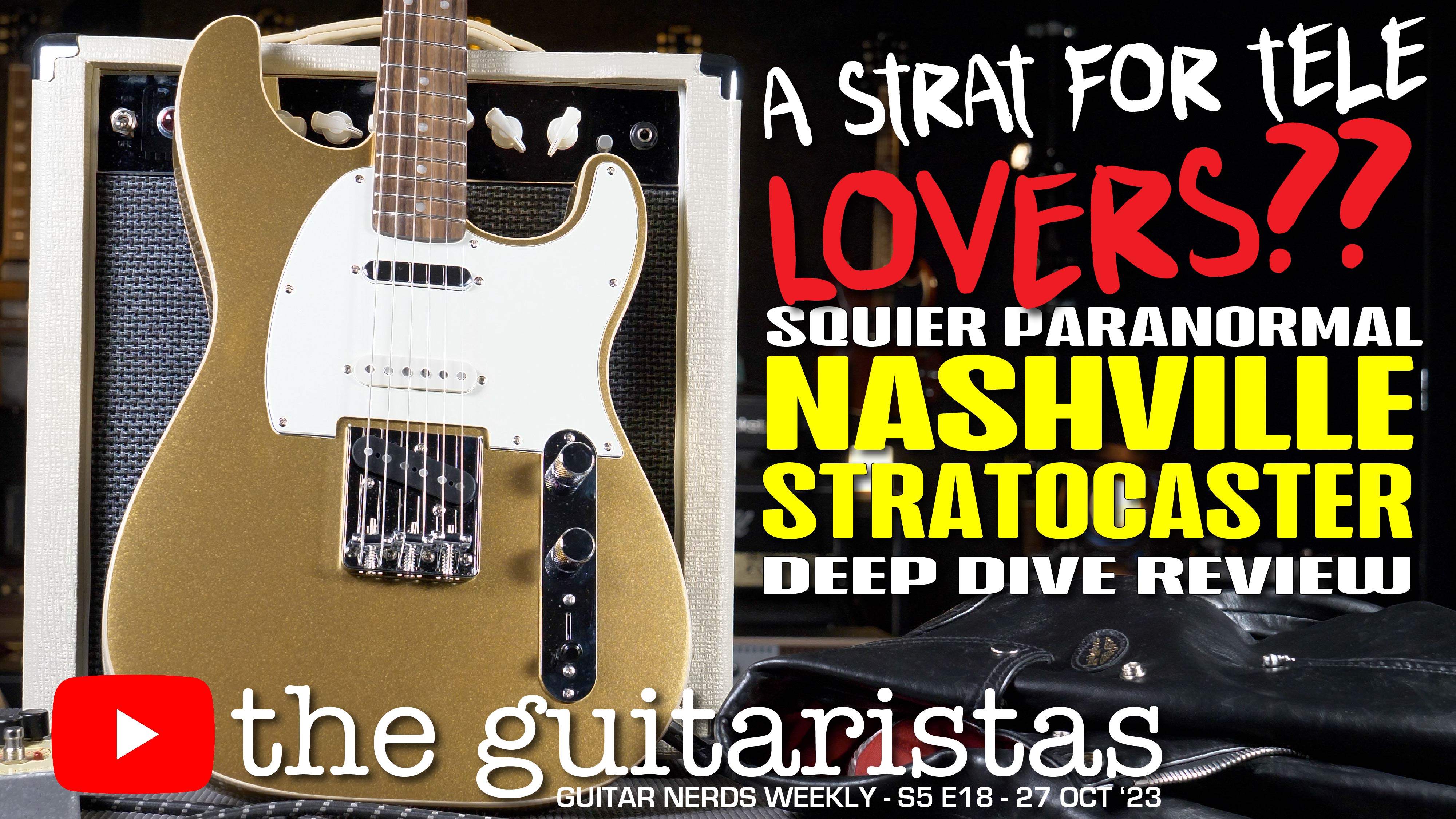 Squier Paranormal Nashville Stratocaster Review  🎸 Tele Meets Strat Mash Up! 🎸