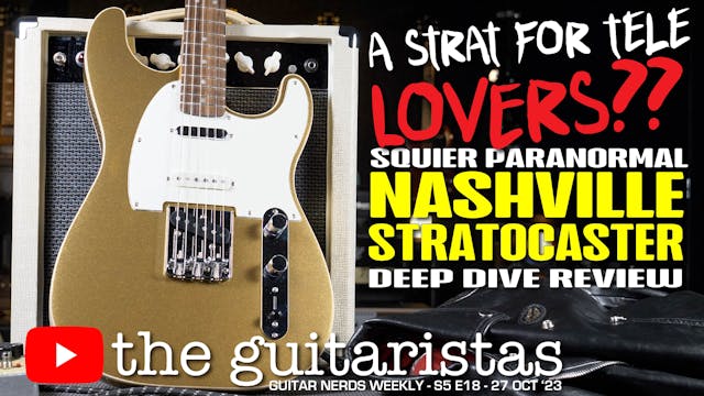 Squier Paranormal Nashville Stratocas...