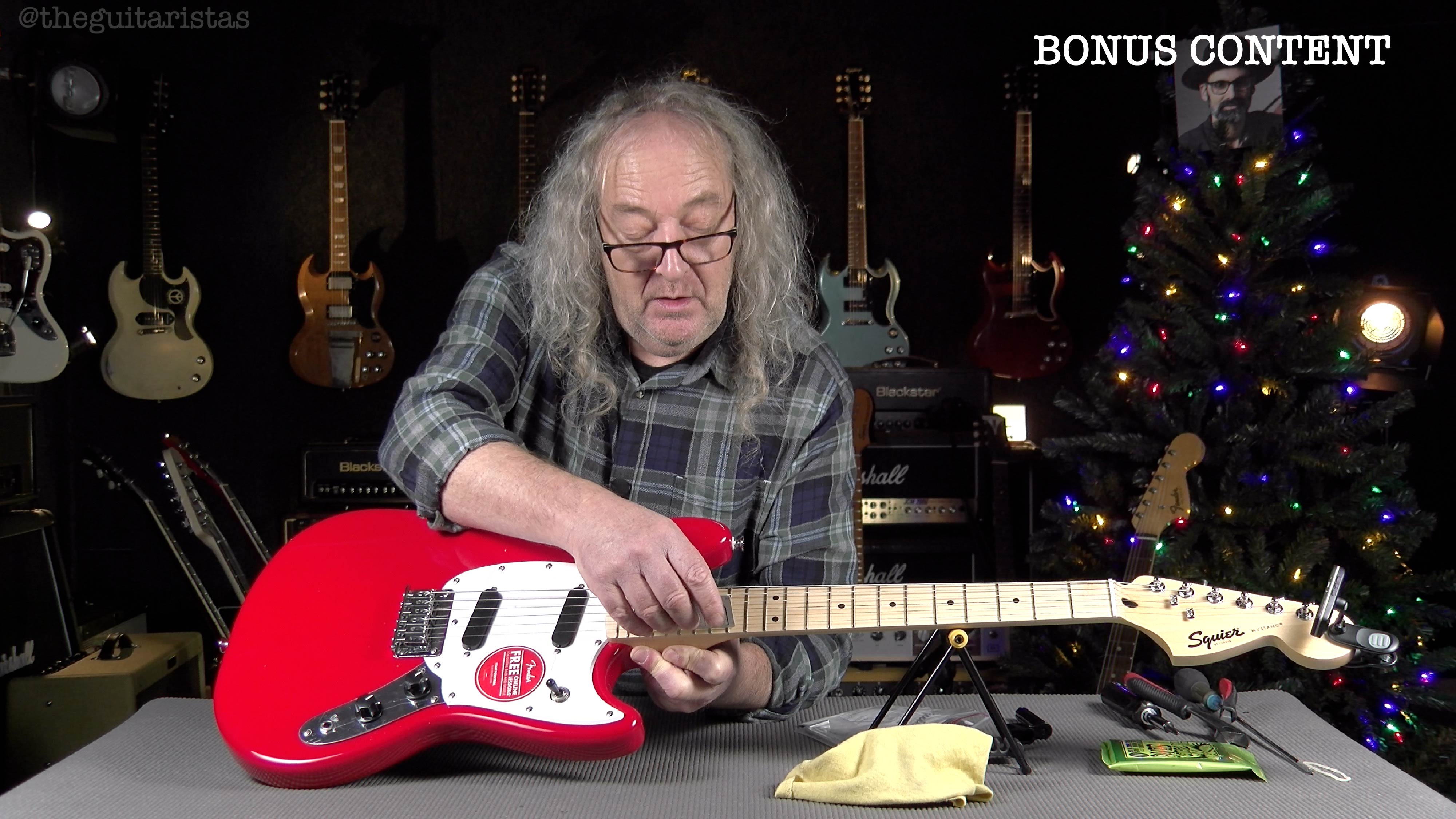 Squier Sonic Mustang Setup 🎸