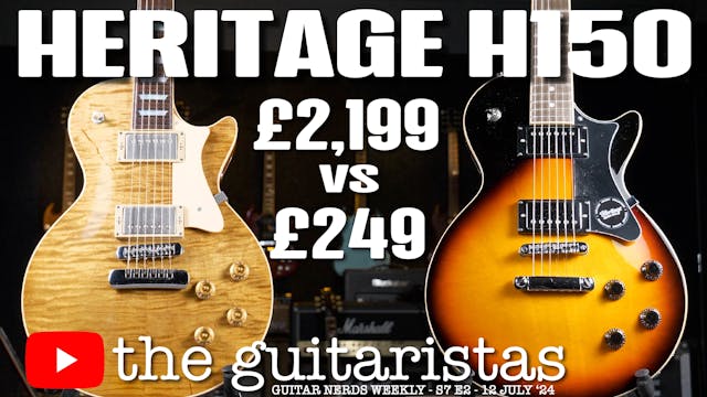 The Heritage H-150 Standard vs Ascent...