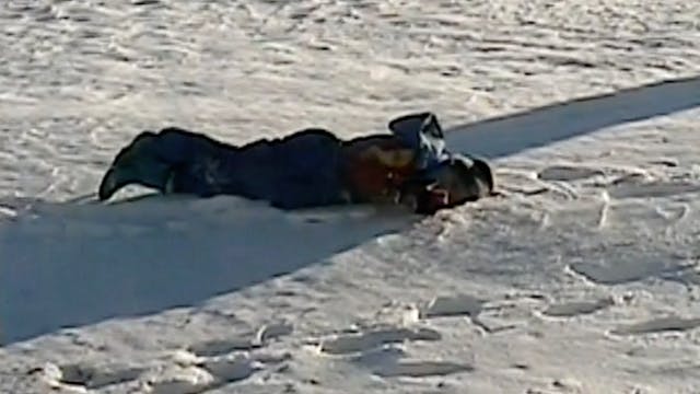 Andrew Licking Snow