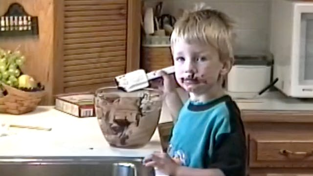 Andrew Licks Spoon