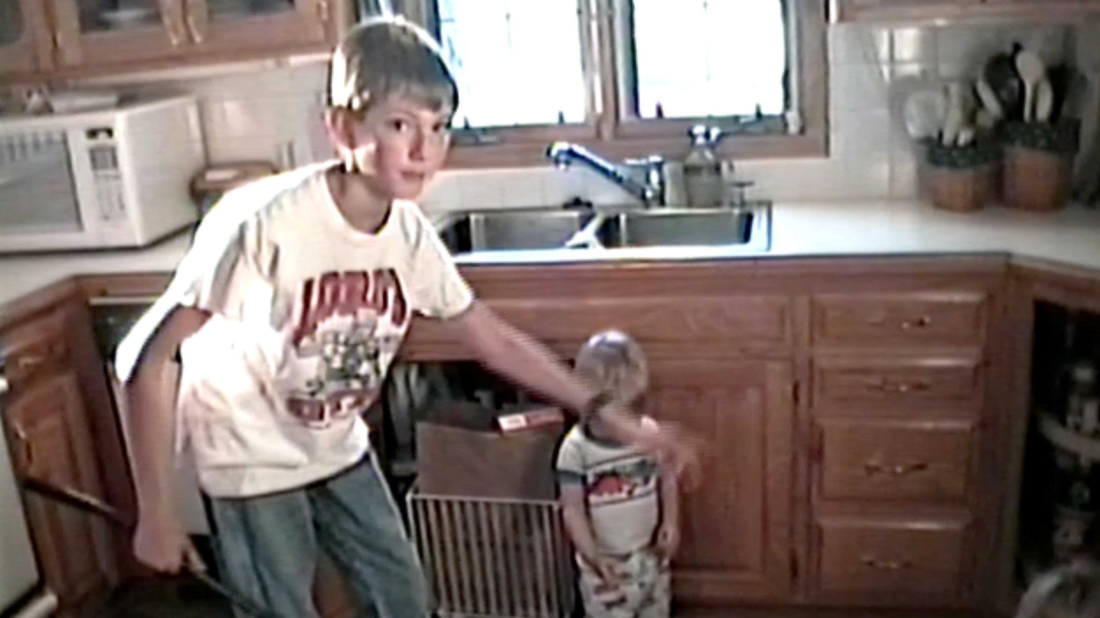 Brothers Clean Kitchen